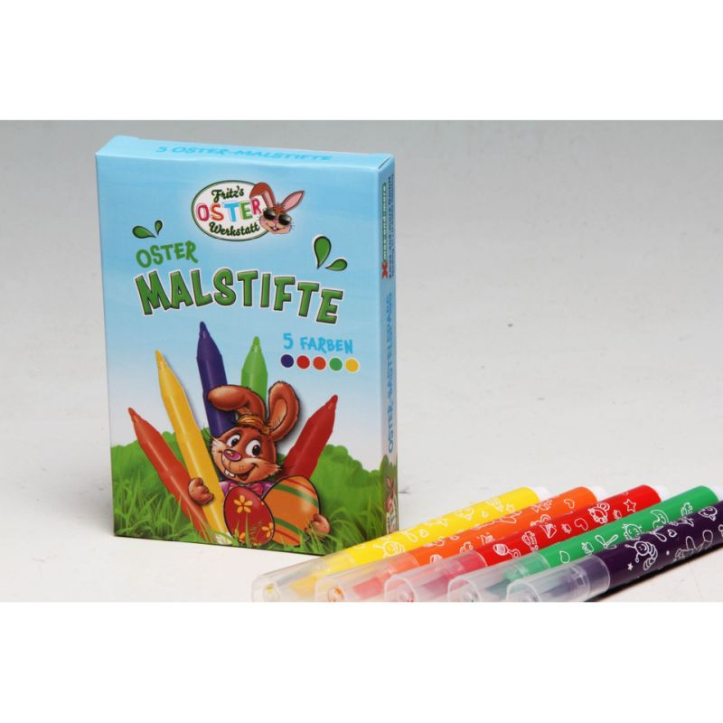 Eierfarbe Oster Malstifte 5 Stück sortiert Ostereier kreativ bemalen